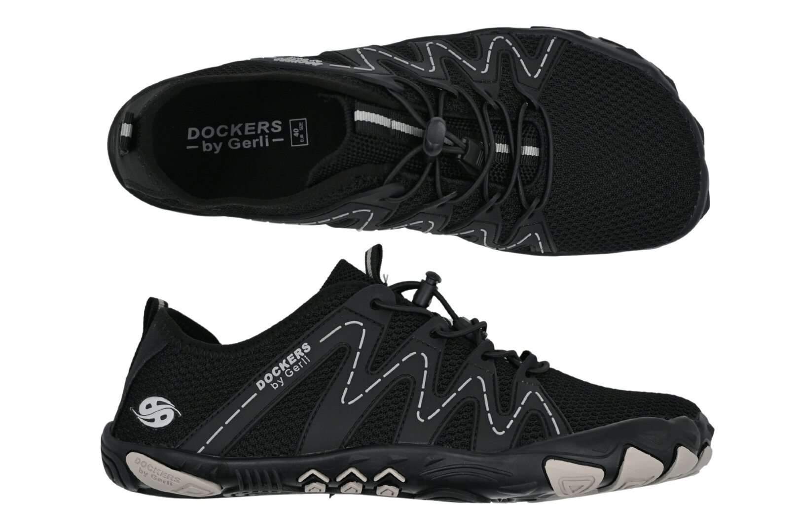 DOCKERS 700120 W BLACK/GREY