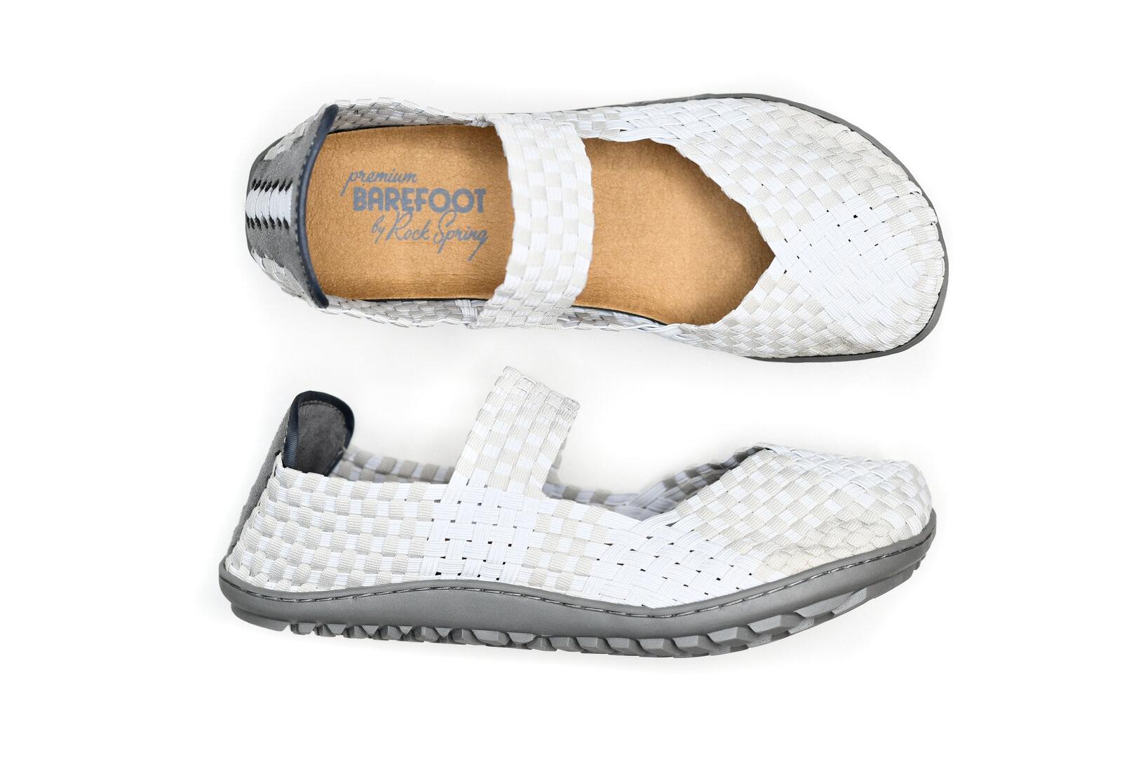 GENT ELASTIC WHITE/LT.GREY