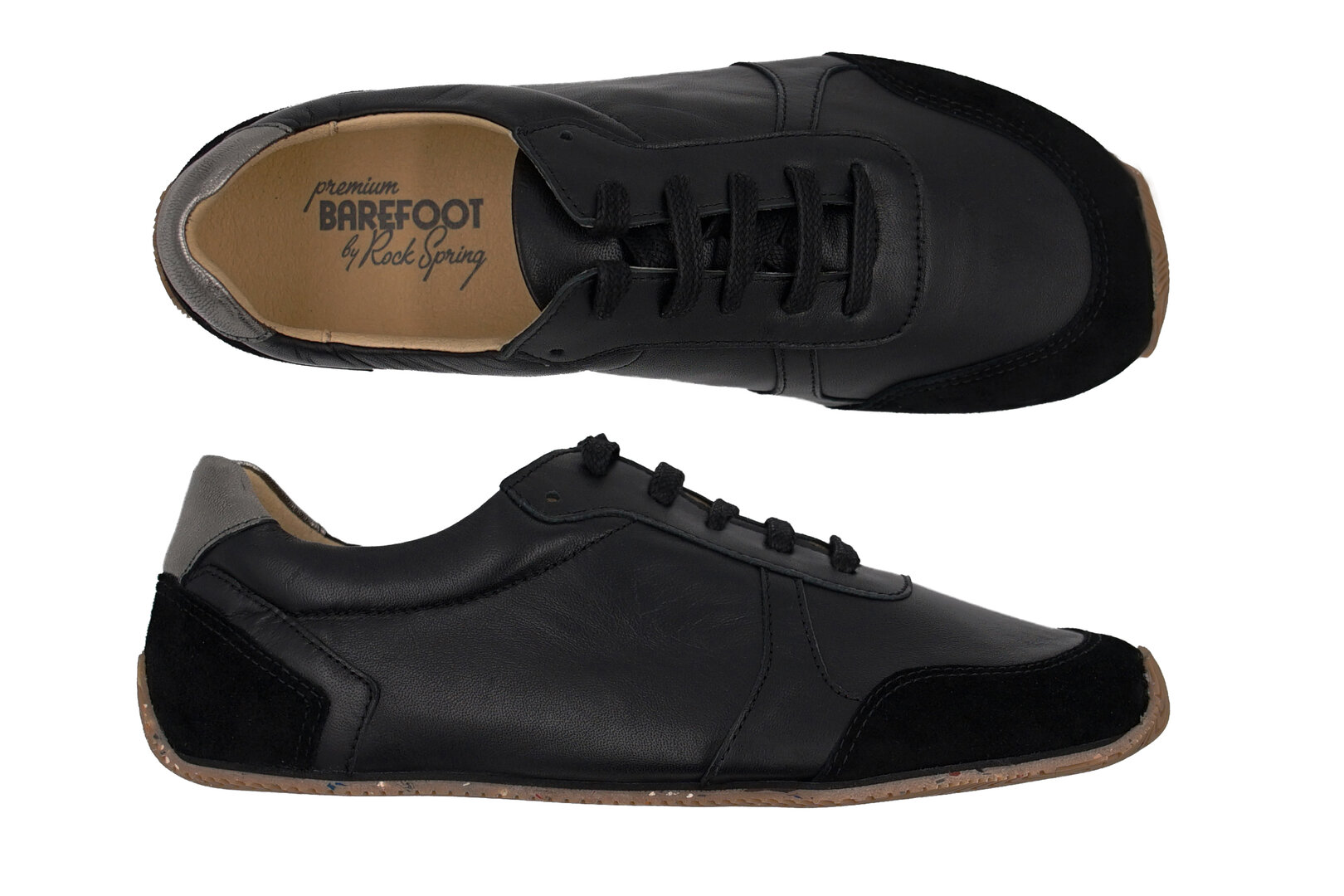 LUGANA KID SUEDE BLACK/CDF