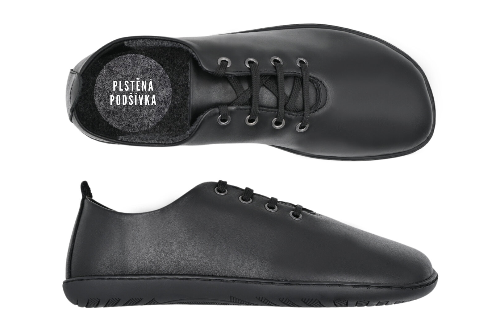 OXFORD WINTER NAPPA MUSTANG BLACK