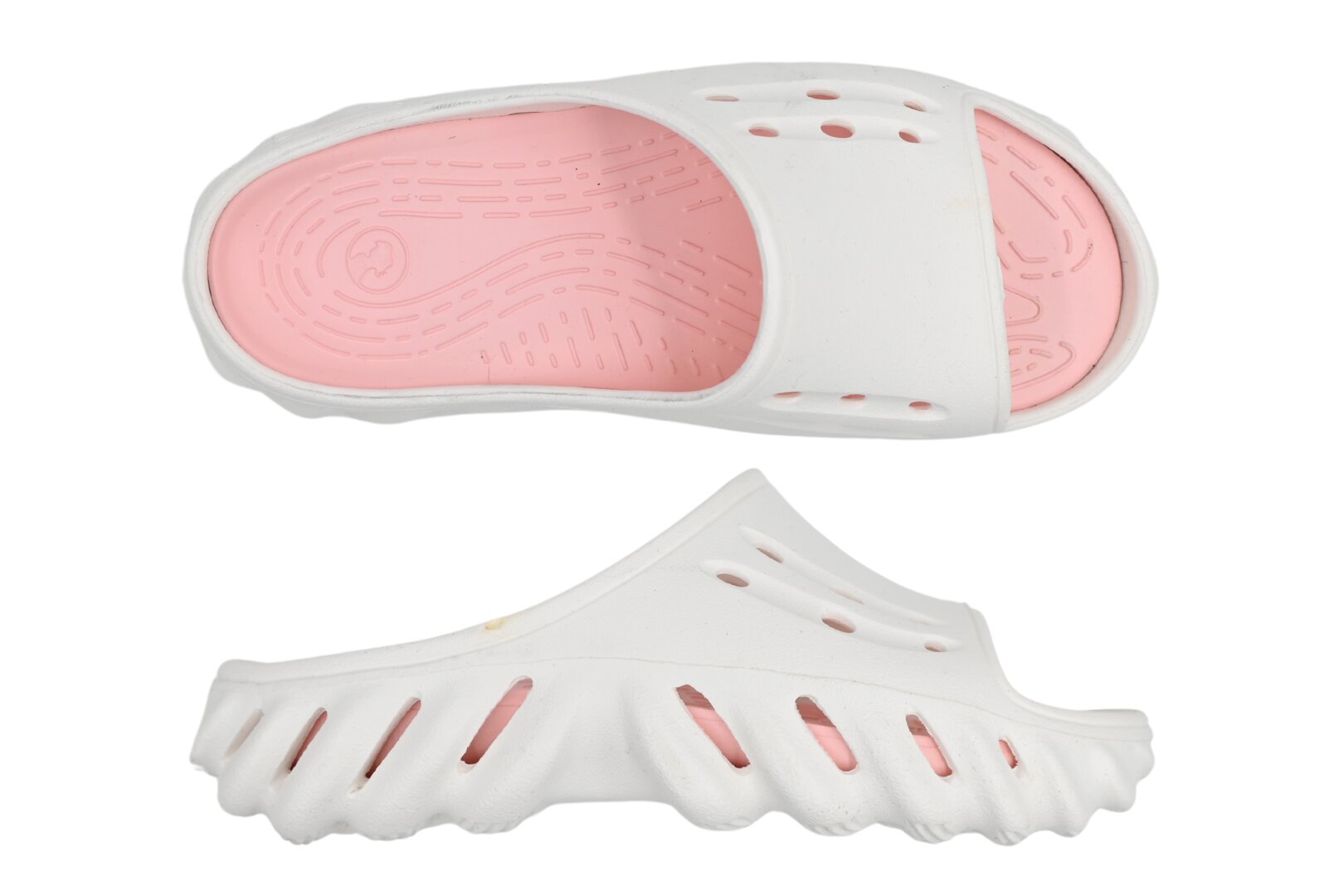 PANTOFLE CLOGS W WHITE/PEACH