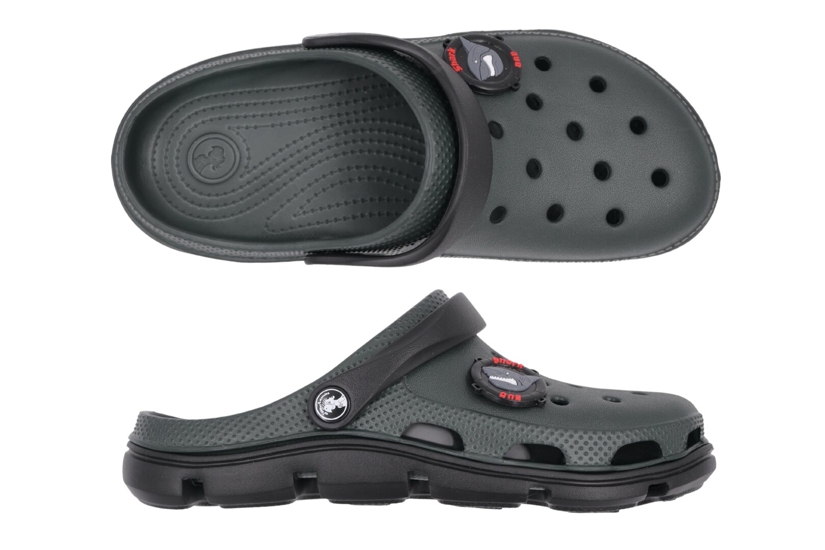 SANDÁLE CLOGS M KHAKI/BLACK
