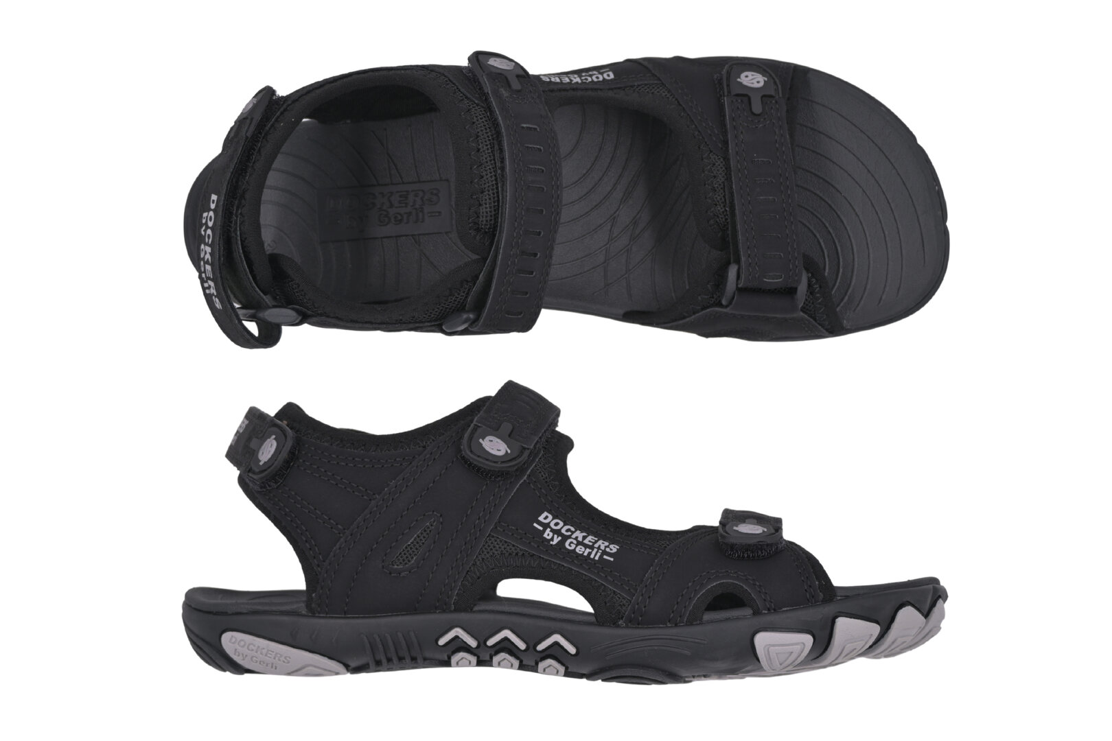 SANDÁLE DOCKERS 637121 W BLACK