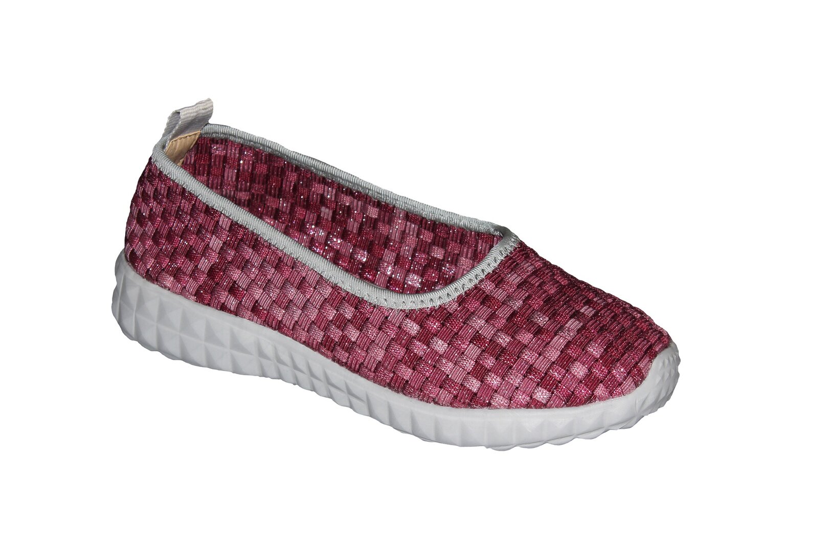 SANYA MET BORDO/GREY BINDING