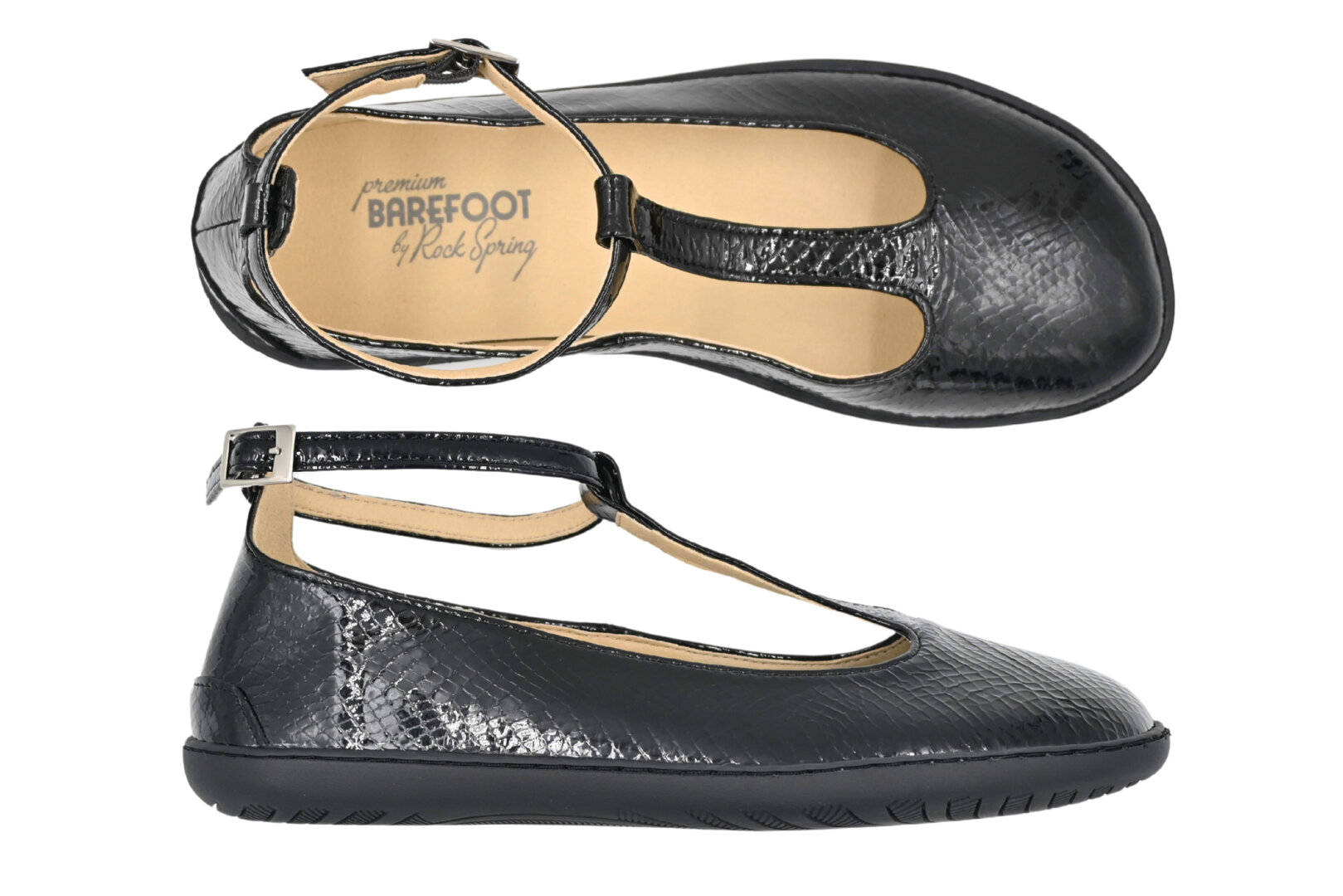 SYRACUSE SNAKE PATENT BLACK