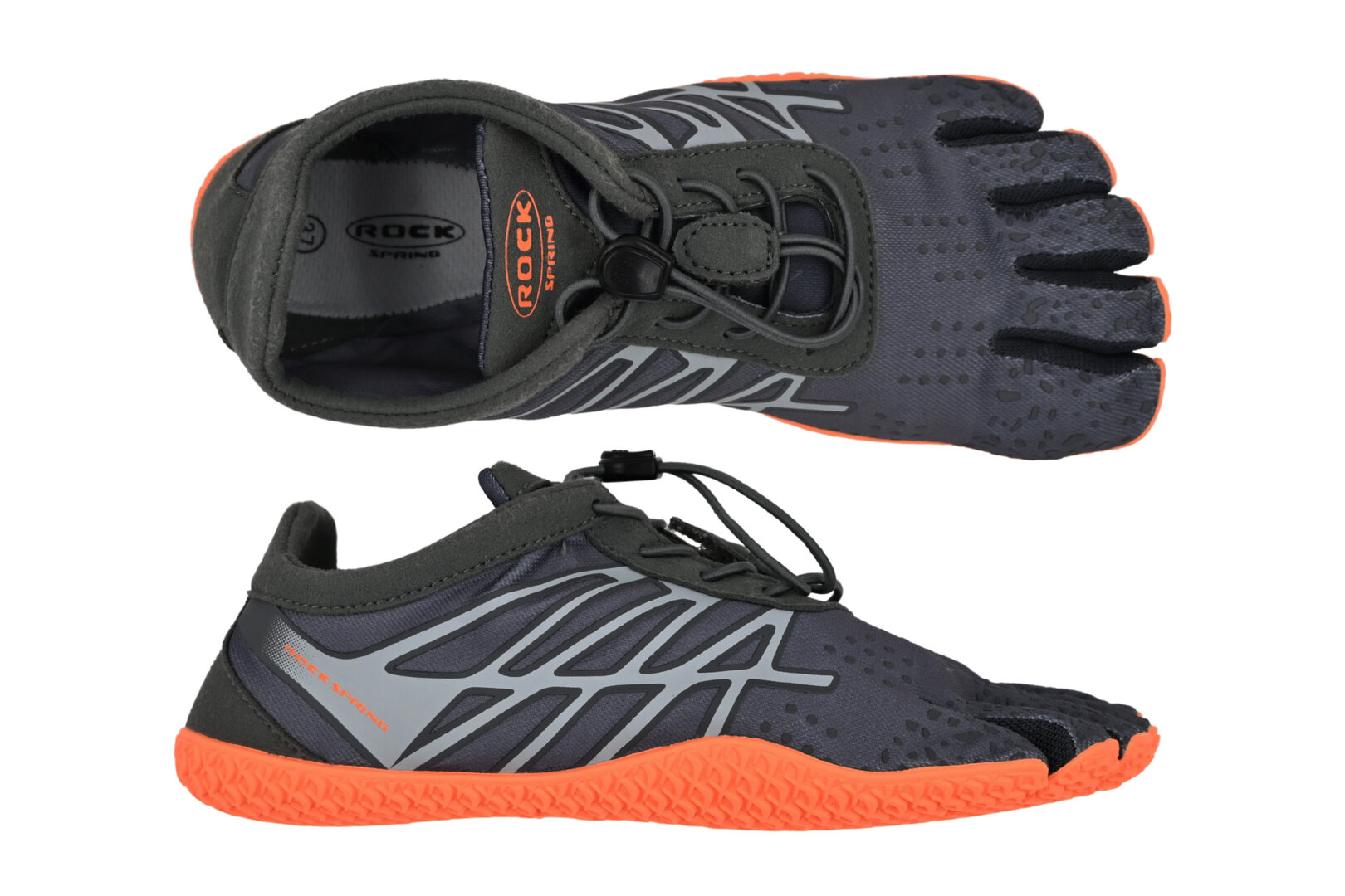 YGUANA DARK GREY/ORANGE