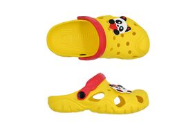 DĚTSKÉ CLOGS YELLOW/RED